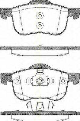 TRISCAN 8110 27003 Комплект тормозных колодок,