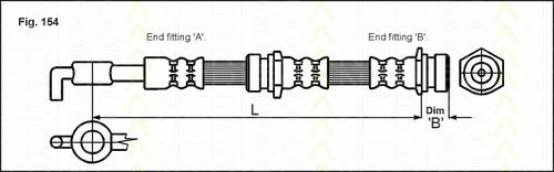 TRISCAN 8150 50113 Тормозной шланг