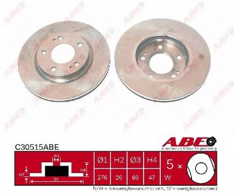 ABE C30515ABE Тормозной диск