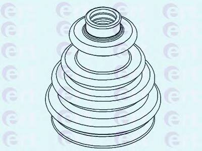ERT 500408 Комплект пылника, приводной