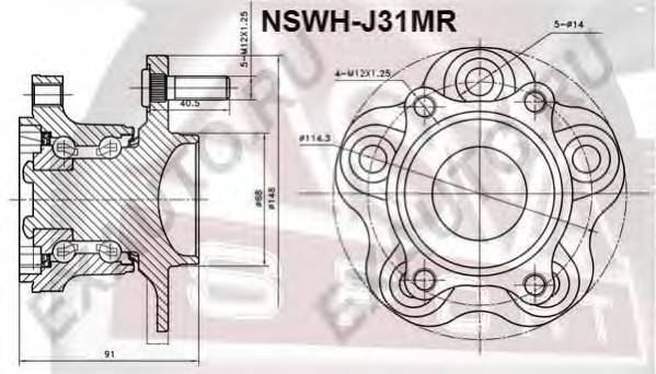 ASVA NSWHJ31MR ÑÒÓÏÈÖÀ ÇÀÄÍßß (TEANA