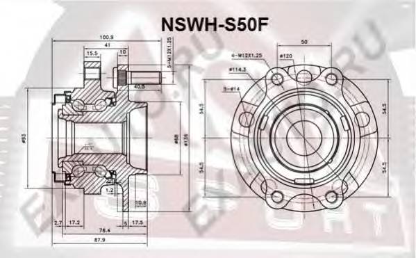 ASVA NSWHS50F ÑÒÓÏÈÖÀ ÏÅÐÅÄÍßß