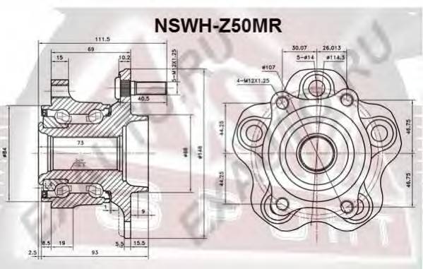 ASVA NSWHZ50MR ÑÒÓÏÈÖÀ ÇÀÄÍßß Ñ