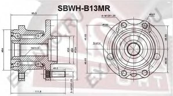 ASVA SBWHB13MR ÑÒÓÏÈÖÀ ÇÀÄÍßß Ñ