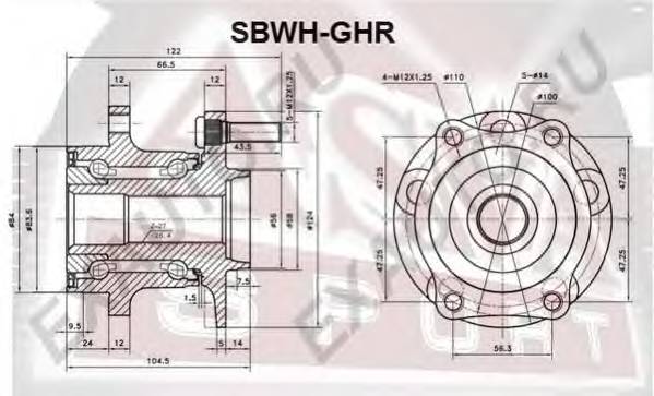 ASVA SBWHGHR ÏÎÄØÈÏÍÈÊ ÑÒÓÏÈ×ÍÛÉ (IMPREZA