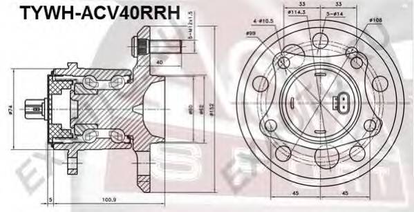 ASVA TYWHACV40RRH ÑÒÓÏÈÖÀ ÇÀÄÍßß ÏÐÀÂÀß