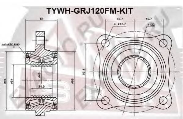 ASVA TYWHGRJ120FMKIT ÏÎÄØÈÏÍÈÊ ÏÅÐÅÄÍÅÉ ÑÒÓÏÈÖÛ