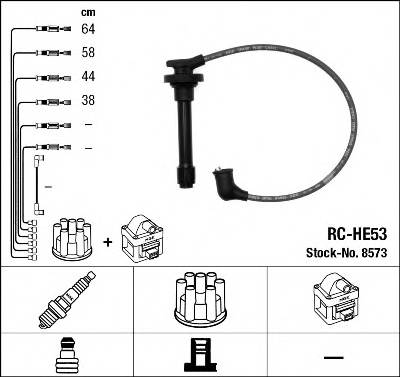 NGK 8573 Комплект проводов зажигания