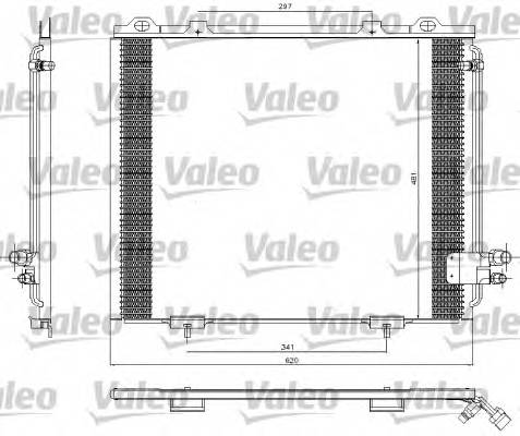 VALEO 817252 Конденсатор, кондиционер