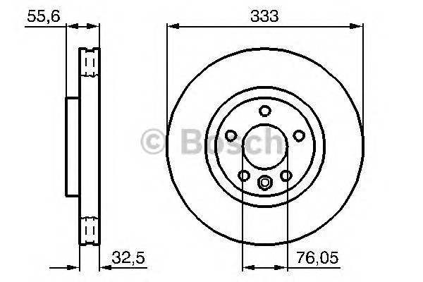 BOSCH 0 986 479 096 Тормозной диск