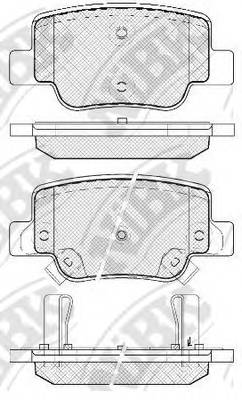 NiBK PN1842 Колодки тормозные
