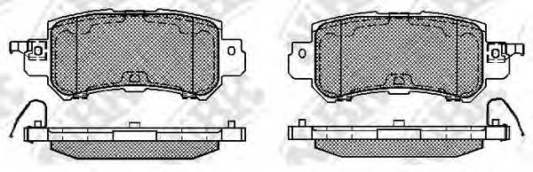 NiBK PN25001 Колодки гальмівні дискові