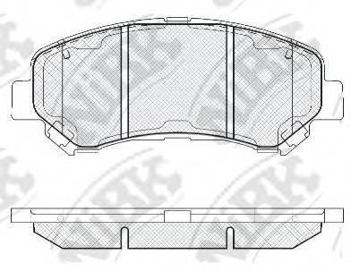 NiBK PN2801 Колодки гальмівні