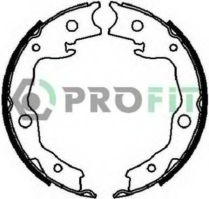 PROFIT 5001-4029 Колодки гальмівні барабанні