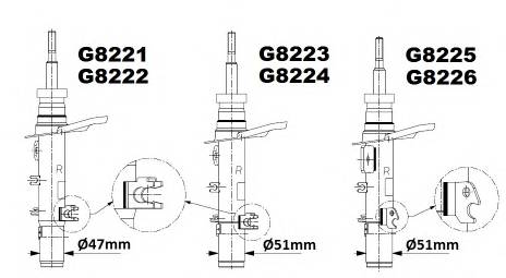 MONROE G8225 Амортизатор