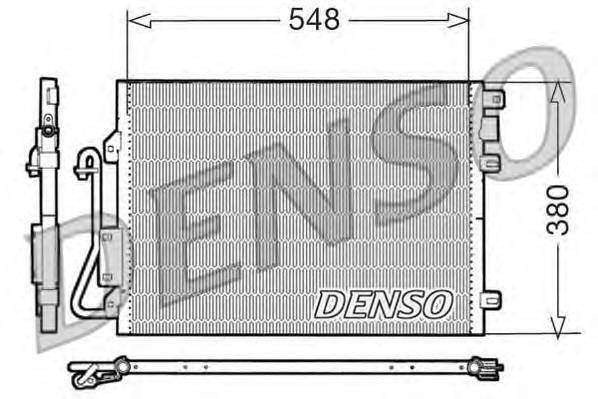 DENSO DCN23008 Конденсатор, кондиционер