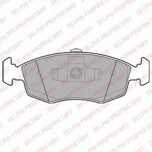 DELPHI LP2274 Комплект тормозных колодок,