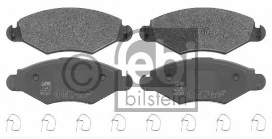 FEBI BILSTEIN 16575 Комплект гальмівних колодок,