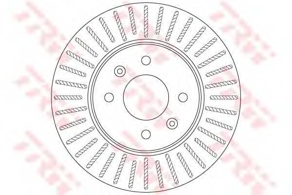 TRW DF6198 Тормозной диск