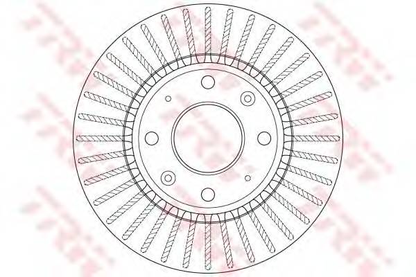 TRW DF6229 Гальмівний диск