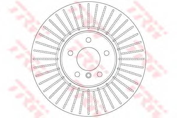 TRW DF6408S Тормозной диск
