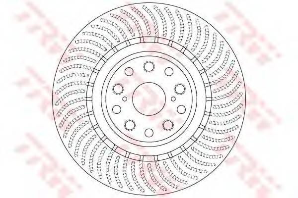 TRW DF6489S Тормозной диск