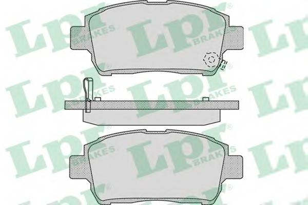 LPR 05P1062 Комплект тормозных колодок,