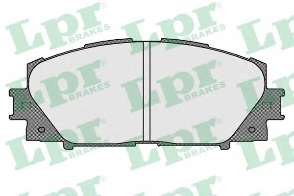 LPR 05P1529 Комплект тормозных колодок,
