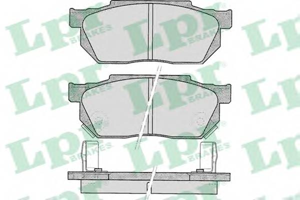 LPR 05P322 Комплект гальмівних колодок,