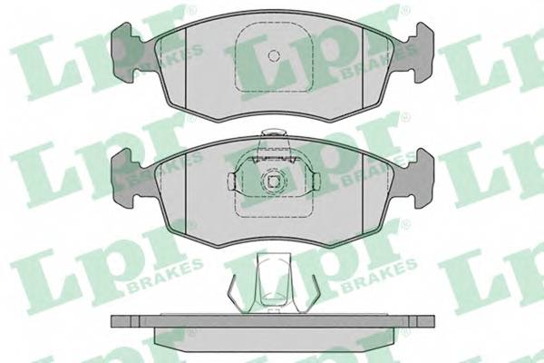 LPR 05P785 Комплект гальмівних колодок,