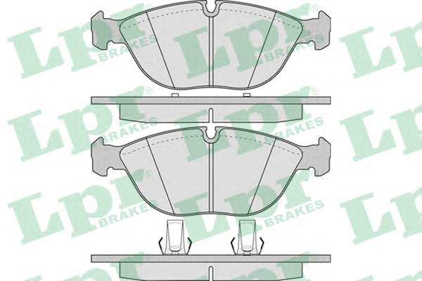 LPR 05P881 Комплект тормозных колодок,