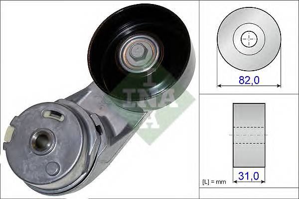 INA 534 0372 10 Натяжная планка, поликлиновой