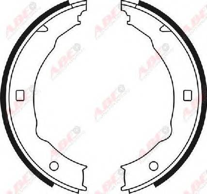 ABE CRP001ABE Комплект гальмівних колодок,