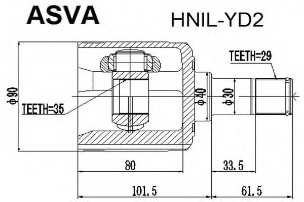 ASVA HNILYD2 ØÐÓÑ ÂÍÓÒÐÅÍÍÈÉ ËÅÂÛÉ