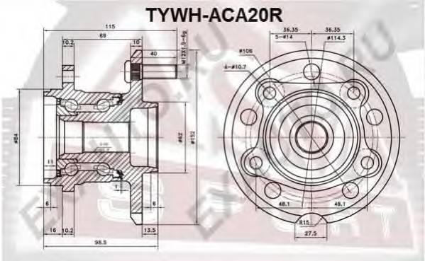 ASVA TYWHACA20R ÑÒÓÏÈÖÀ ÇÀÄÍßß