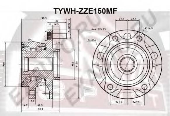 ASVA TYWHZZE150MF ÑÒÓÏÈÖÀ ÏÅÐÅÄÍßß Ñ