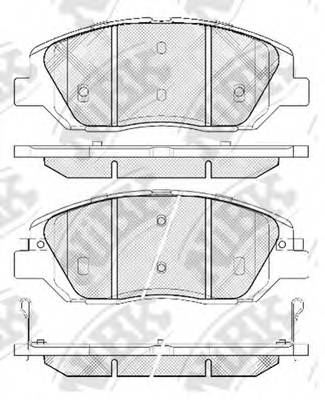 NiBK PN0446 Колодки гальмівні