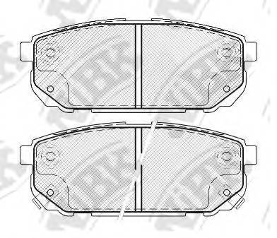 NiBK PN0798 Колодки гальмівні дискові