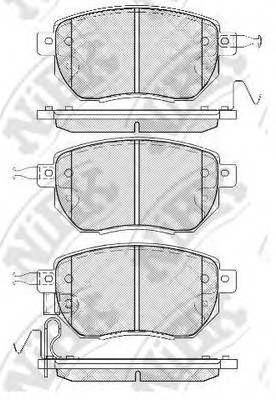 NiBK PN2901 Колодки тормозные