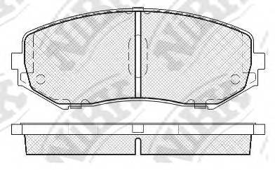 NiBK PN9802 Колодки гальмівні