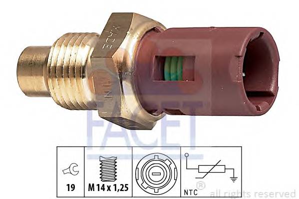 FACET 7.3094 Датчик, температура олії;