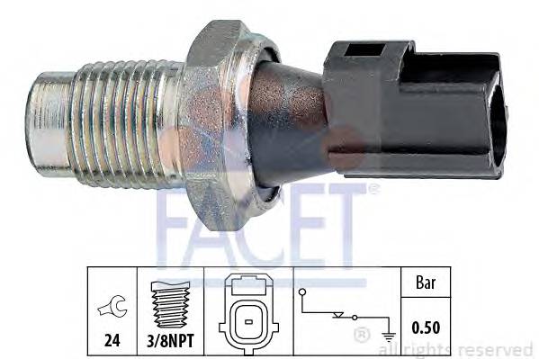 FACET 7.0148 Датчик тиску масла