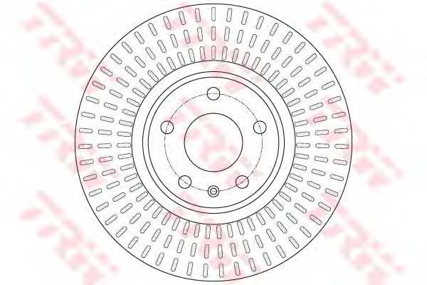 TRW DF6148 Тормозной диск