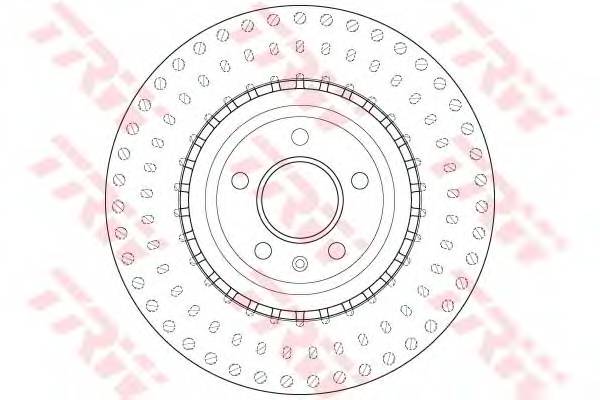 TRW DF6149S Тормозной диск
