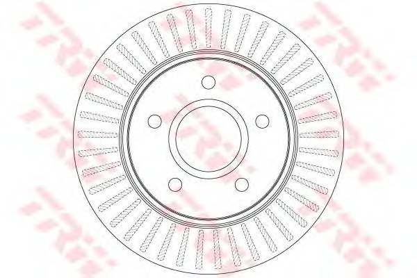 TRW DF6253S Тормозной диск