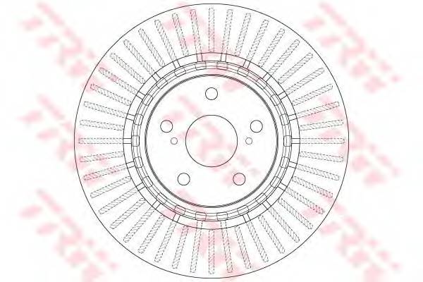 TRW DF6265 Тормозной диск