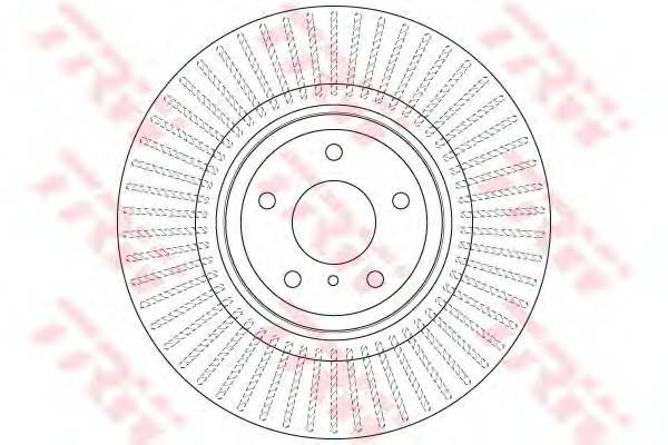 TRW DF6498S Тормозной диск