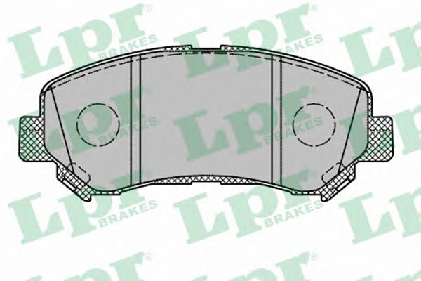 LPR 05P1314 Комплект гальмівних колодок,