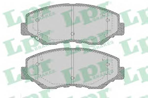 LPR 05P1364 Комплект тормозных колодок,