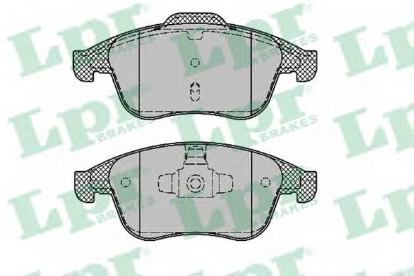 LPR 05P1388 Комплект тормозных колодок,